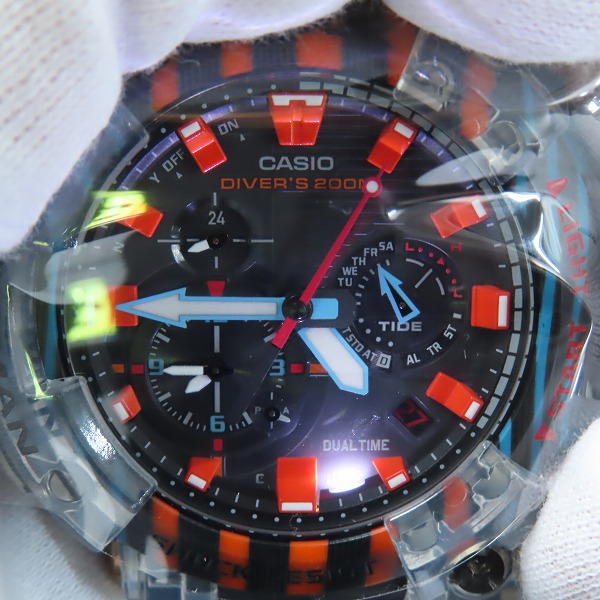 実際に弊社で買取させて頂いた【未使用】G-SHOCK/Gショック FROGMAN/フロッグマン 30th Anniversary/30周年記念 ヤドクガエル GWF-A1000APF-1AJRの画像 5枚目