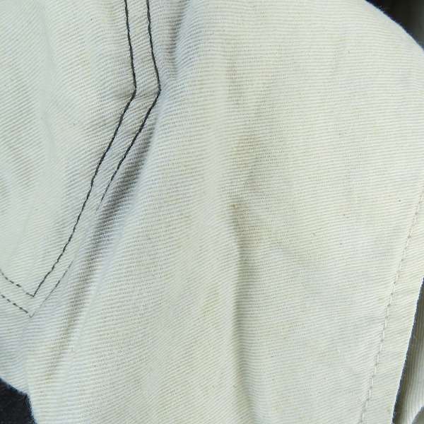 実際に弊社で買取させて頂いたBLUE BLUE/ブルーブルー ジップフライ ブラック デニムパンツ/30の画像 7枚目