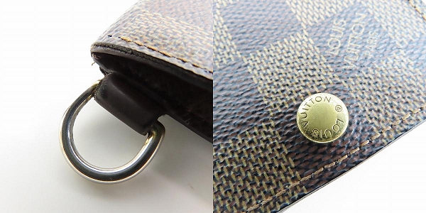 実際に弊社で買取させて頂いたLOUIS VUITTON/ルイヴィトン ダミエ ポルトカルト ID バンドリエール カードケース N60016の画像 5枚目