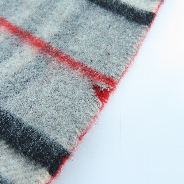 実際に弊社で買取させて頂いたBurberrys/バーバリーズ チェック柄 ウールマフラーの画像 5枚目