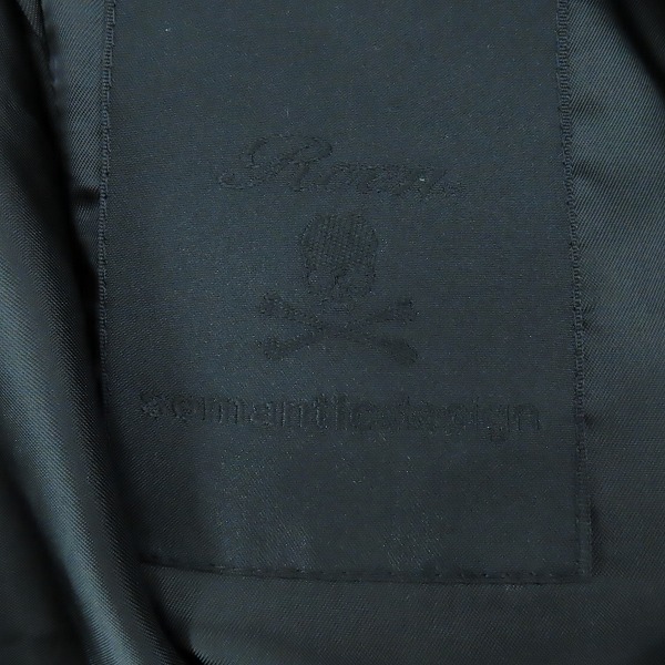 実際に弊社で買取させて頂いたRoen×semantic design/ロエン×セマンティックデザイン ストライプ 3Pスーツ セットアップ/Sの画像 2枚目