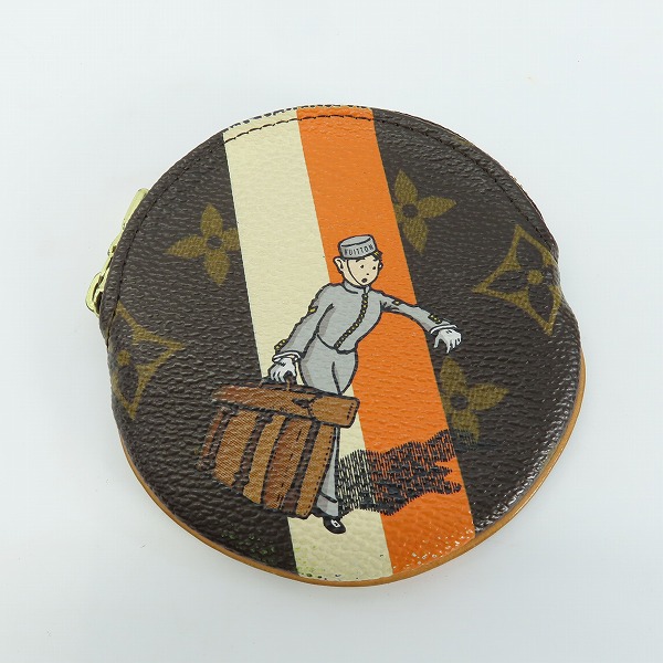 実際に弊社で買取させて頂いたLOUIS VUITTON/ルイ ヴィトン モノグラム グルーム ポルトモネ ロン コインケース/小銭入れ ベルボーイプリント M60037