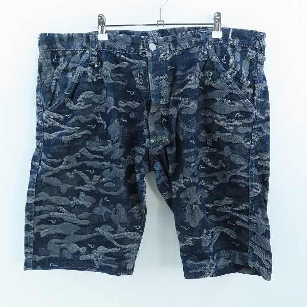 実際に弊社で買取させて頂いたEVISU/エヴィス Lot.7550 総柄 ショート デニムパンツ 42