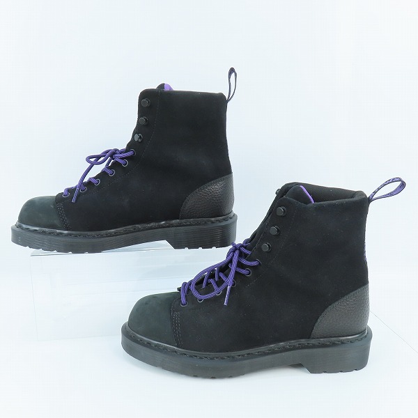 実際に弊社で買取させて頂いたDr.Martens×THE NORTH FACE/ドクターマーチン×ノースフェイス PURPLE LABEL 6 ホール スエード ブーツ UK8の画像 3枚目