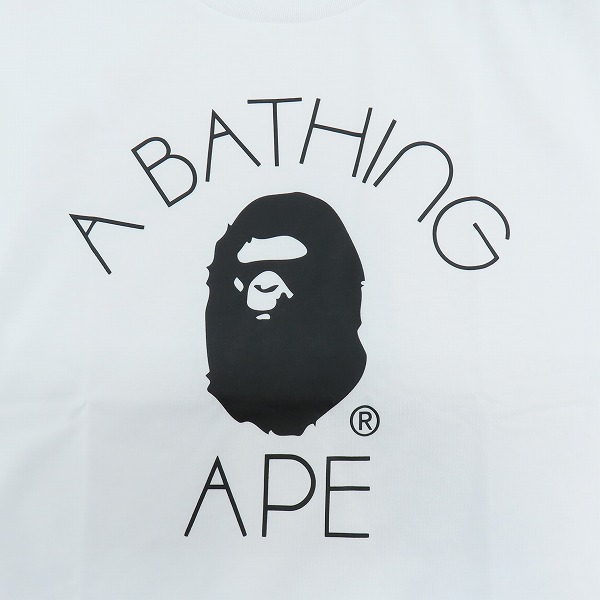 実際に弊社で買取させて頂いたA BATHING APE/アベイシングエイプ BAPE サル プリント 半袖 Tシャツ Mの画像 5枚目
