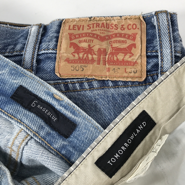 実際に弊社で買取させて頂いた【おまとめ】リーバイス/レイジブルー/トゥモローランド 等 パンツ/デニムパンツ 他の画像 1枚目