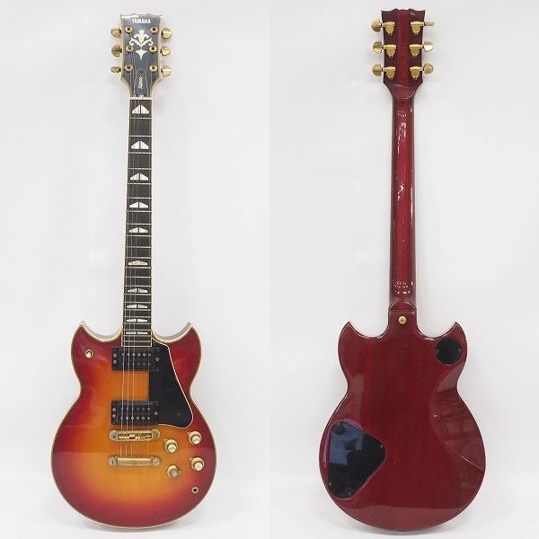 実際に弊社で買取させて頂いた★【使用感有り】YAMAHA/ヤマハ SG-1000/SG1000 エレキギター チェリーサンバースト コイルタップ搭載 ソフトケース付の画像 1枚目