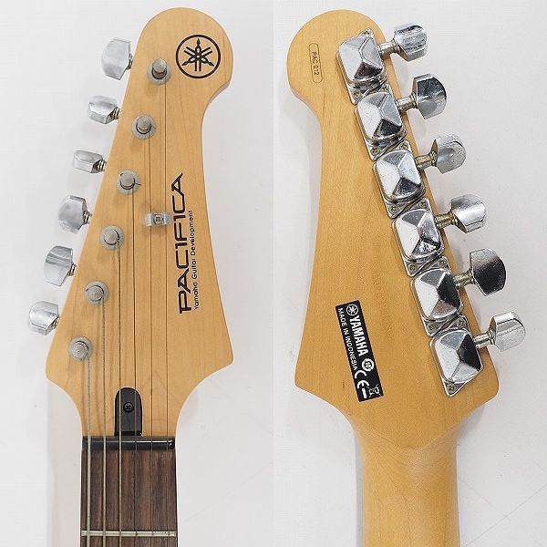 実際に弊社で買取させて頂いた★YAMAHA/ヤマハ PACIFICA/パシフィカ PAC012 ストラトシェイプ SSH エレキギター ソフトケース付の画像 2枚目