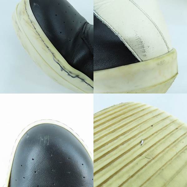 実際に弊社で買取させて頂いた【難有り】RICK OWENS/リックオウエンス GEOBASKET ジオバスケット ハイカットスニーカー/39の画像 7枚目