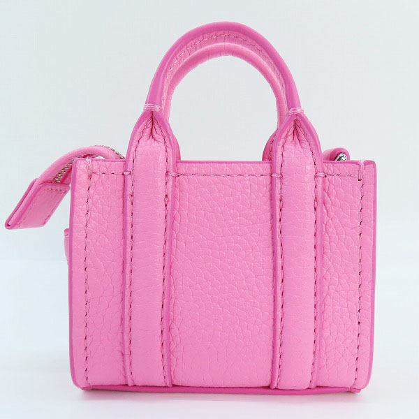実際に弊社で買取させて頂いたMarc Jacobs/マークジェイコブス The Tote Bag マイクロトートバッグ ピンクの画像 1枚目