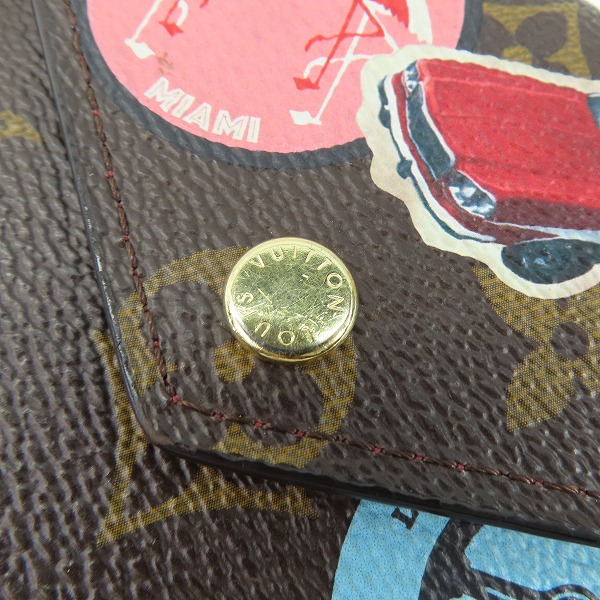 実際に弊社で買取させて頂いたLOUIS VUITTON/ルイ・ヴィトン ポルトフォイユ ヴィクトリーヌ ワールドツアーコレクション モノグラム ウォレット/財布 M62151の画像 8枚目
