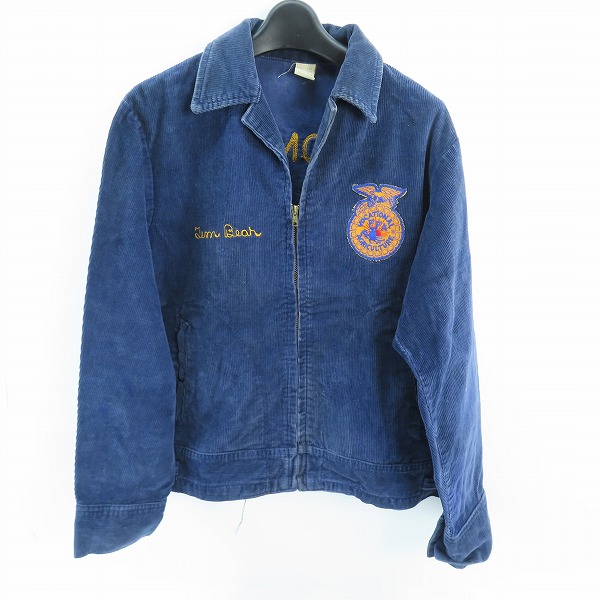 実際に弊社で買取させて頂いたNATIONAL FFA/アメリカ国立農業学校 ファーマーズ ヴィンテージ/ビンテージ コーデュロイ ジャケット 100/38