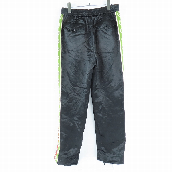 実際に弊社で買取させて頂いた【JPタグ】GUCCI/グッチ サイドロゴパンツ/GG/シェリーライン 619070/46の画像 1枚目