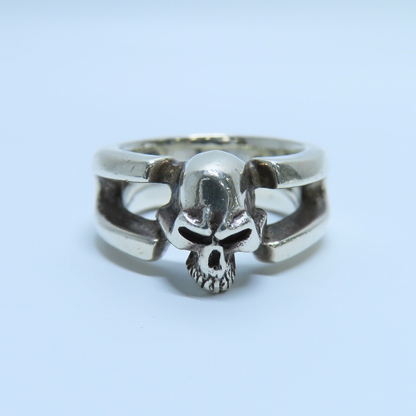 実際に弊社で買取させて頂いたTHIRTEEN DESIGNS/サーティーンデザインズ スカル リング KR-11/18.5-19号の画像 1枚目
