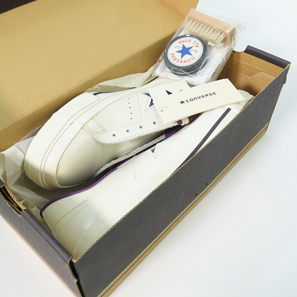 実際に弊社で買取させて頂いた【未使用】CONVERSE/コンバース ONE STAR OX ワンスター レザー 日本製 8.5 の画像 6枚目