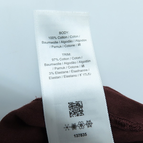 実際に弊社で買取させて頂いたFRED PERRY/フレッドペリー 半袖Tシャツ M3601/Lの画像 4枚目