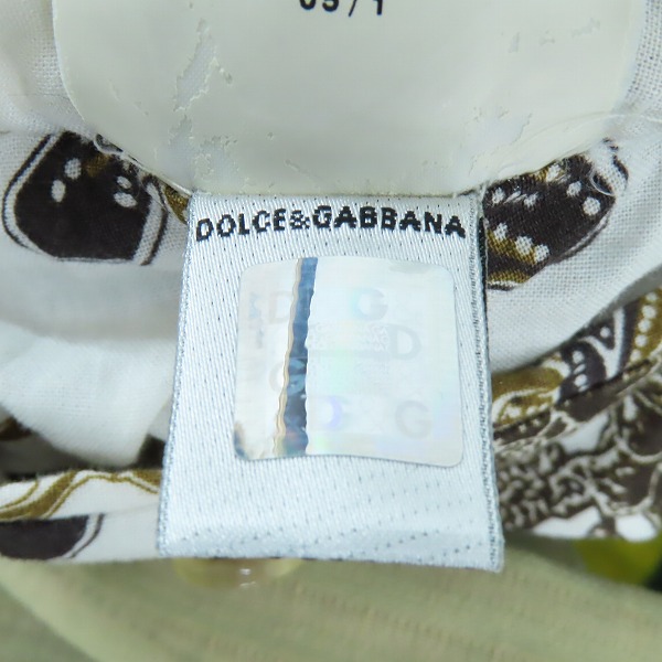 実際に弊社で買取させて頂いたD&G/ディーアンドジー DOLCE&GABBANA/ドルチェ&ガッバーナ 切替テーラードジャケット/32/46の画像 2枚目