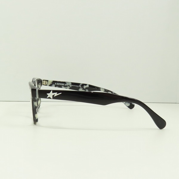 実際に弊社で買取させて頂いたA BATHING APE/アベイシングエイプ メガネフレーム/アイウェア BA13014の画像 1枚目