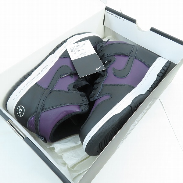 実際に弊社で買取させて頂いたNIKE×FRAGMENT DESIGN/ナイキ×フラグメントデザイン DUNK HI/F/ダンクハイ 北京 DJ0382-600/27の画像 7枚目