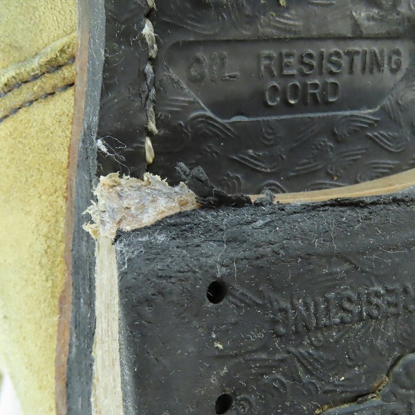 実際に弊社で買取させて頂いたRED WING/レッドウィング ENGINEER BOOTS/エンジニアブーツ スエード 8268 8Dの画像 6枚目