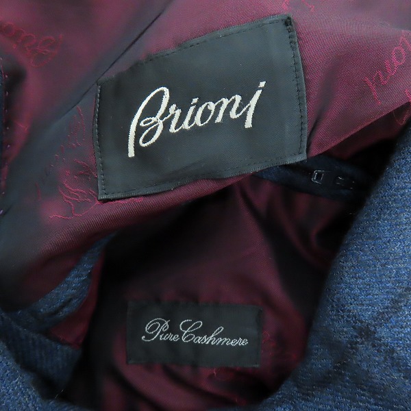 実際に弊社で買取させて頂いたBrioni/ブリオーニ カシミヤ チェック柄 ジャケット/58/Lの画像 2枚目