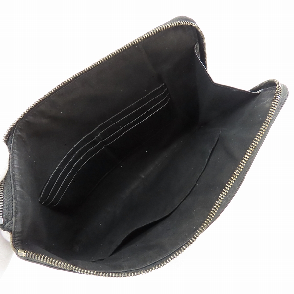 実際に弊社で買取させて頂いたBERLUTI/ベルルッティ カリグラフィ レザー クラッチバッグ/セカンドバッグの画像 3枚目