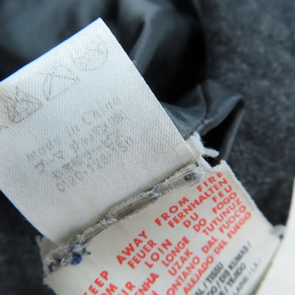 実際に弊社で買取させて頂いたpuma by hussein chalayan/プーマバイフセインチャラヤン ウールコート/US-Lの画像 4枚目