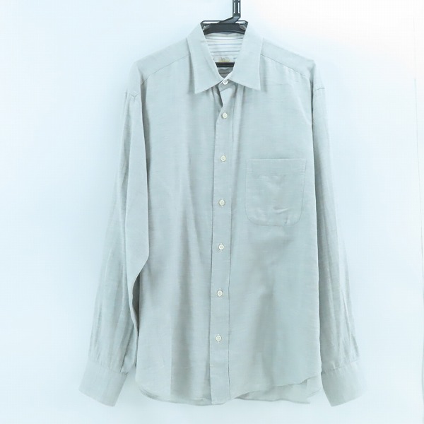 実際に弊社で買取させて頂いたBrioni/ブリオーニ コットン 長袖 ボタンシャツ/Ⅴ