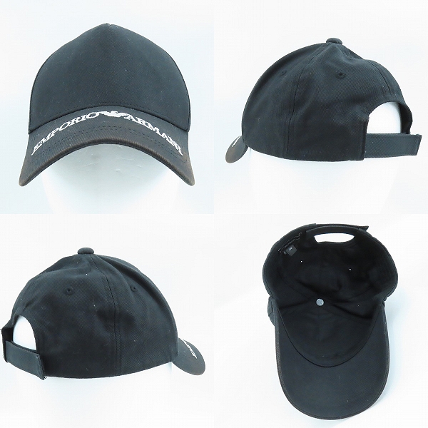 実際に弊社で買取させて頂いたEMPORIO ARMANI/エンポリオアルマーニ 帽子/キャップ 2点セットの画像 4枚目