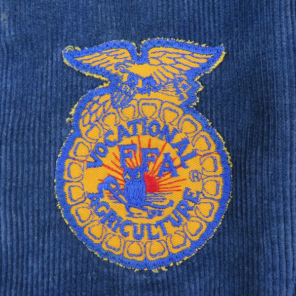 実際に弊社で買取させて頂いたNATIONAL FFA/アメリカ国立農業学校 ファーマーズ ヴィンテージ/ビンテージ コーデュロイ ジャケット 100/38の画像 2枚目