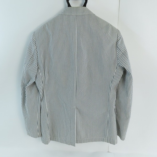 実際に弊社で買取させて頂いたBROOKS BROTHERS Red Fleece/ブルックスブラザーズレッドフリース ストライプ テーラードジャケット /38の画像 1枚目