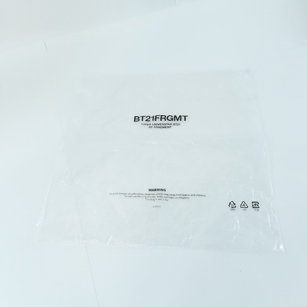 実際に弊社で買取させて頂いた(1)【未使用】FRAGMENT DESIGN フラグメントデザイン ×BT21 BT21FRGMT CAP COOKY ブラック×ブラウンの画像 9枚目