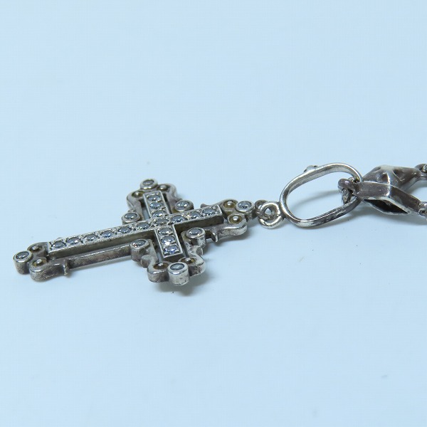 実際に弊社で買取させて頂いたLoree Rodkin/ローリーロドキン バチカンクロス ペンダント/ミクスドダイヤチェーン 16inchの画像 4枚目