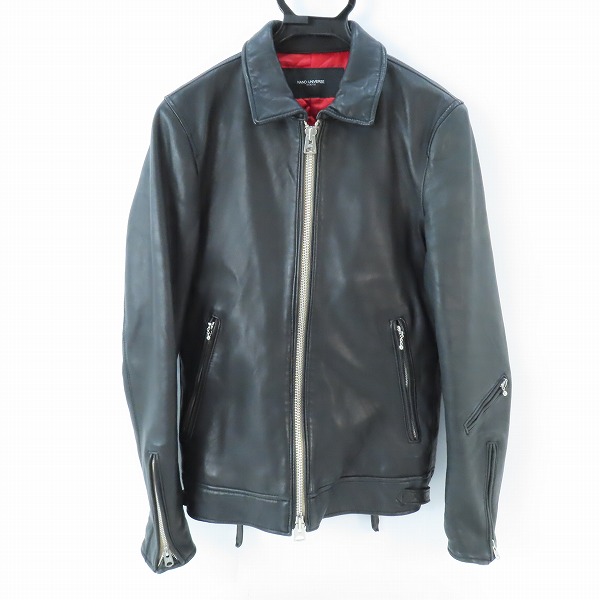 実際に弊社で買取させて頂いたnano universe/ナノユニバース レザーライダースジャケット NUC53LO0531SH/M