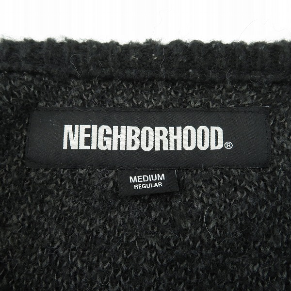 実際に弊社で買取させて頂いたNEIGHBORHOOD/ネイバーフッド 22AW レオパード柄 カーディガン 222FUNH-KNM02 /Mの画像 2枚目