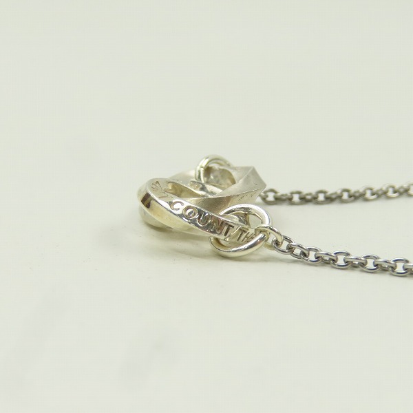 実際に弊社で買取させて頂いたPaul Smith/ポールスミス  "Quote" ダブルリング ネックレスの画像 5枚目