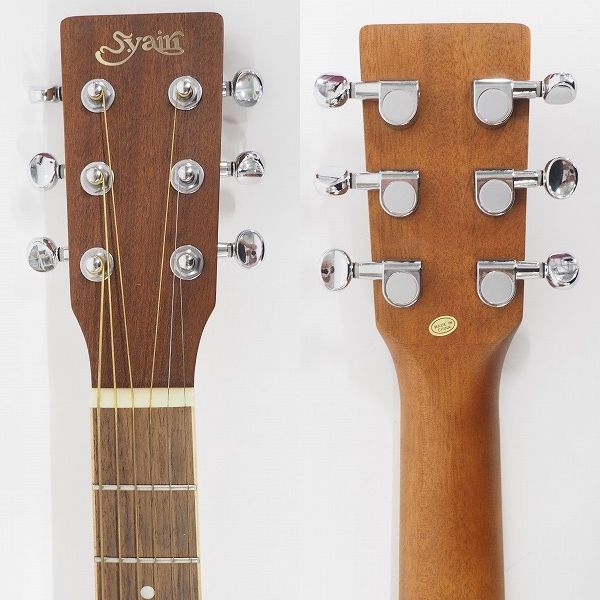 実際に弊社で買取させて頂いた★S.Yairi/S.ヤイリ Compact-Acousticシリーズ YM-03/MH マホガニー ミニアコースティックギター ギグケース付の画像 2枚目