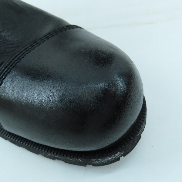 実際に弊社で買取させて頂いたNO ID./ノーアイディー レザーエンジニアブーツ/サイドジップ/44の画像 7枚目