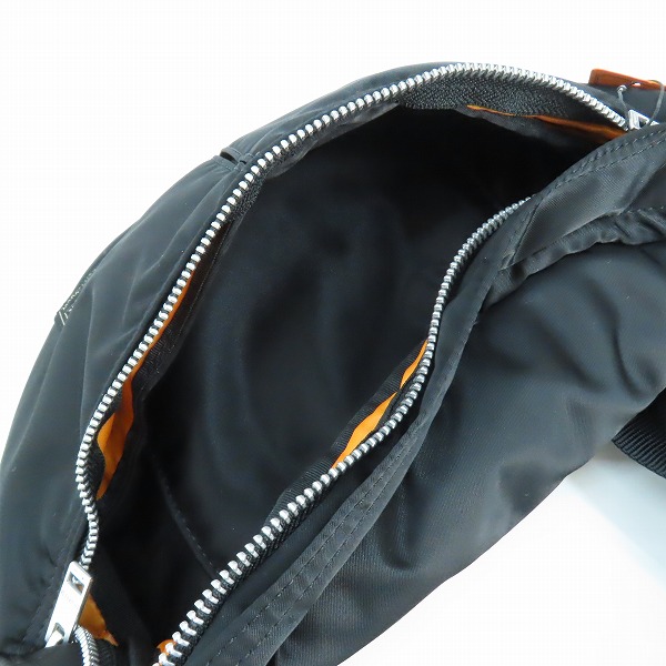 実際に弊社で買取させて頂いた(1)【未使用】PORTER/ポーター TANKER WAIST BAG タンカー ウエストバッグ ブラック/622-76629の画像 4枚目
