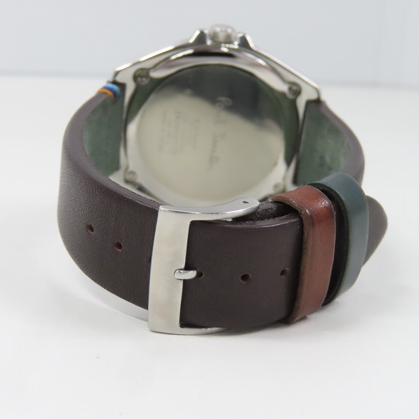 実際に弊社で買取させて頂いたPaul Smith/ポールスミス クローズドアイ クォーツ メンズ腕時計 1116-T020640の画像 2枚目