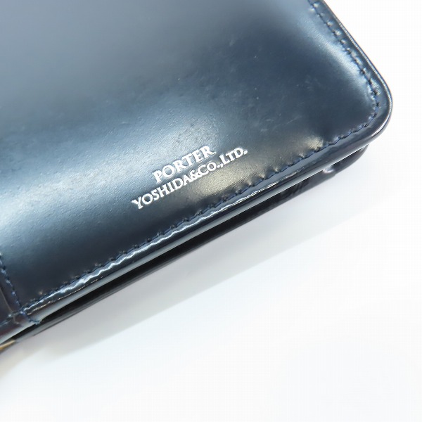 実際に弊社で買取させて頂いたPORTER/ポーター COUNTER/カウンター ウォレット 二つ折り財布の画像 4枚目