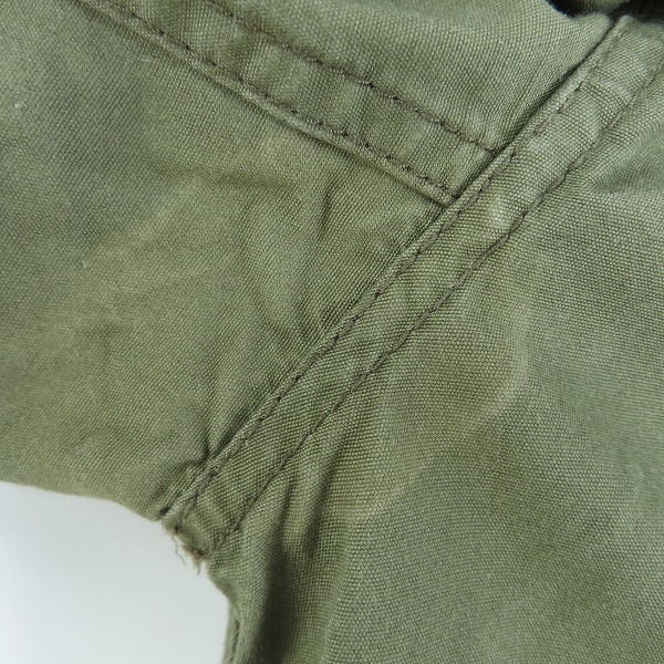 実際に弊社で買取させて頂いたHARE/ハレ フード付き モッズコート HA030028DR/Sの画像 7枚目