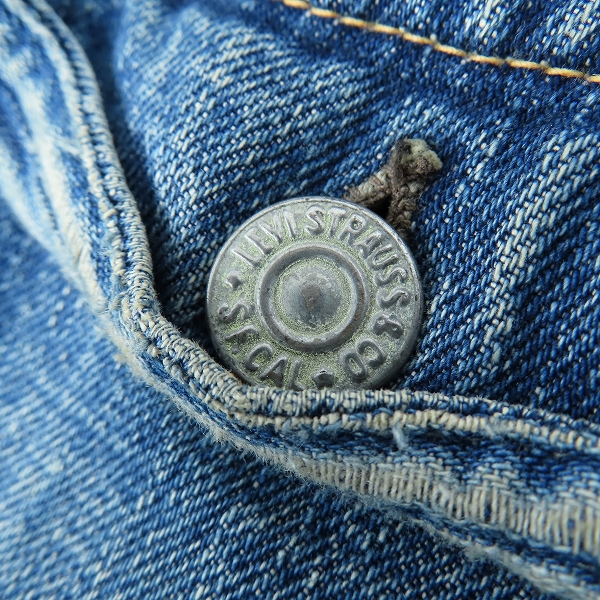 実際に弊社で買取させて頂いたLevi's/リーバイス ボタン裏17刻印 ヴィンテージ デニムジャケット Gジャンの画像 6枚目