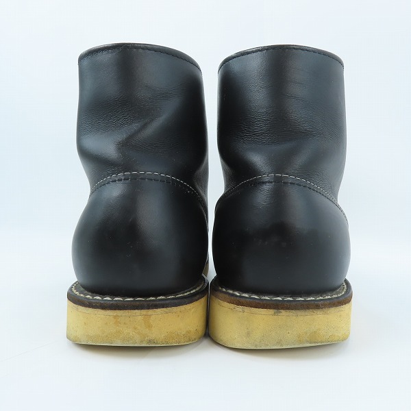 実際に弊社で買取させて頂いたRED WING/レッドウィング 6 CLASSIC ROUND/6インチ クラシック ラウンドトゥブーツ 刺繍羽タグ 8165/7.5Dの画像 1枚目