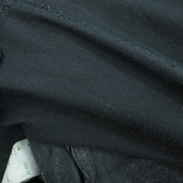 実際に弊社で買取させて頂いた ISAMU KATAYAMA BACKLASH/バックラッシュ イタリアン ダブルショルダー製品染めダブルライダース 1254-02/Lの画像 7枚目