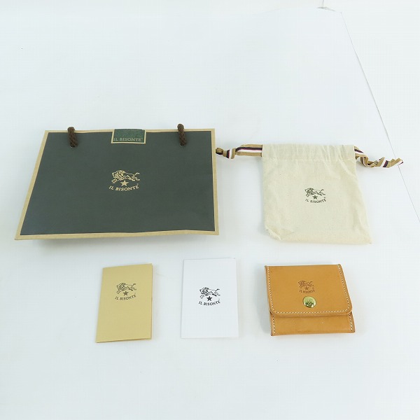 実際に弊社で買取させて頂いたIL BISONTE/イルビゾンテ レザーコインケースの画像 7枚目