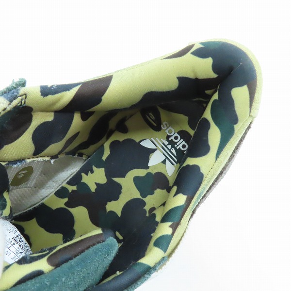 実際に弊社で買取させて頂いたadidas×A BATHING APE/アディダス×アベイシングエイプ ローカットスニーカー A BATHING APE LWST BAPE SAND IE6118/26の画像 4枚目