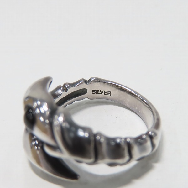 実際に弊社で買取させて頂いたBloody Mary/ブラッディマリー DORAGON CLAW/ドラゴンクロー リング 11号の画像 6枚目