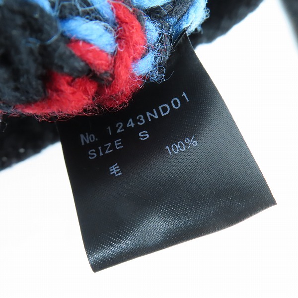 実際に弊社で買取させて頂いた【未使用】HYSTERIC GLAMOUR×PLAYBOY/ヒステリックグラマー×プレイボーイ ジップカウチンニット 1243ND01/Sの画像 3枚目