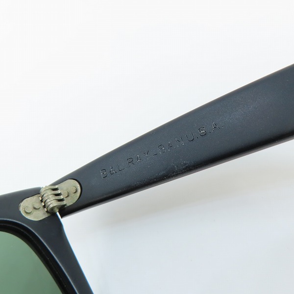 実際に弊社で買取させて頂いた(1)Ray-Ban/レイバン B&L/ボシュロム社製 WAYFARER ウェイファーラー サングラスの画像 4枚目